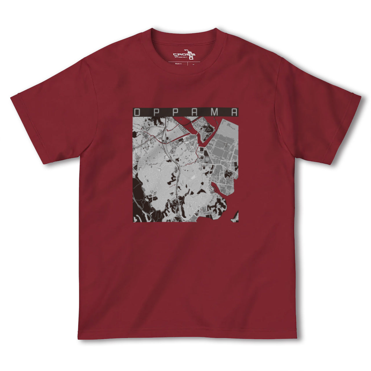 【追浜(神奈川県)】地図柄ヘビーウェイトTシャツ