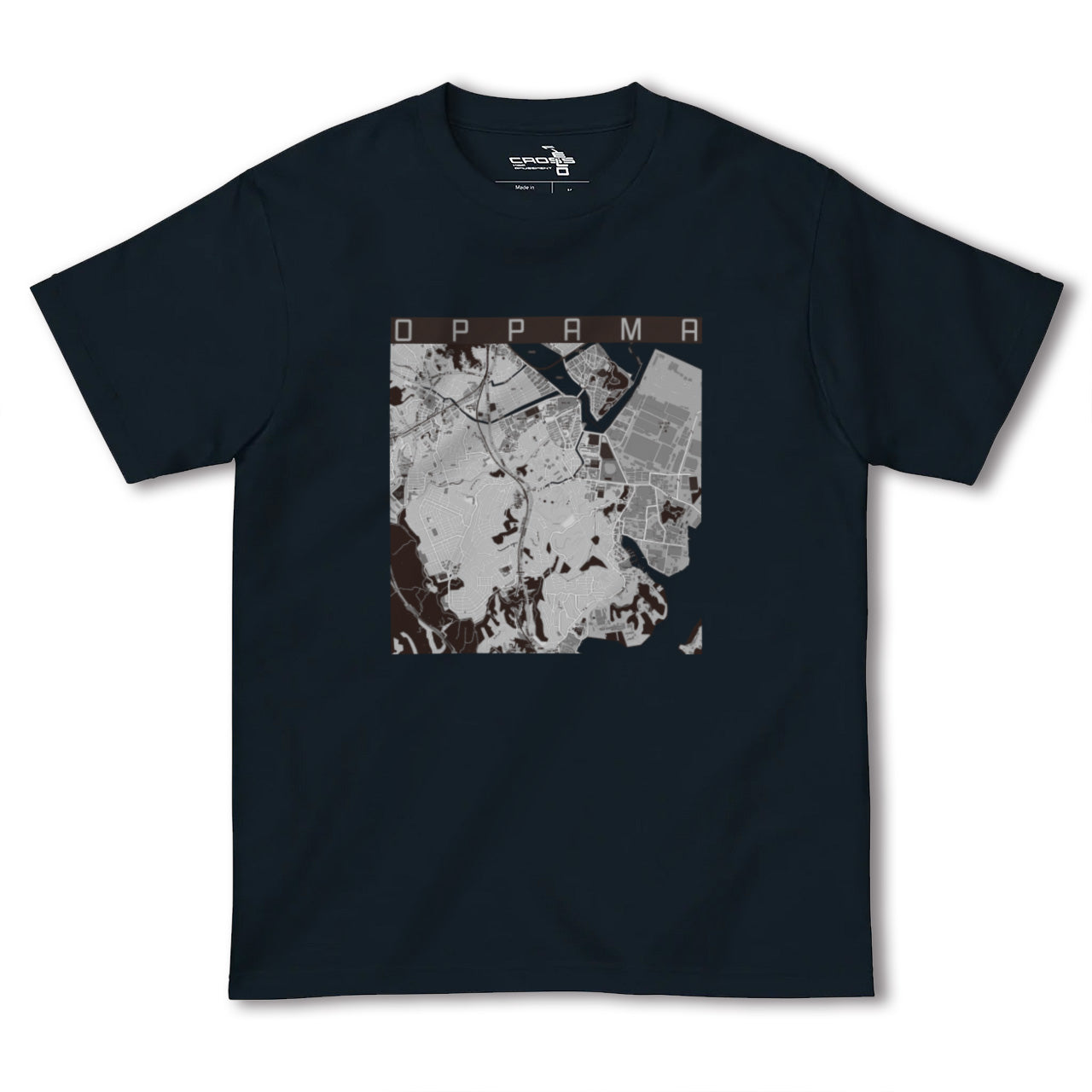 【追浜(神奈川県)】地図柄ヘビーウェイトTシャツ