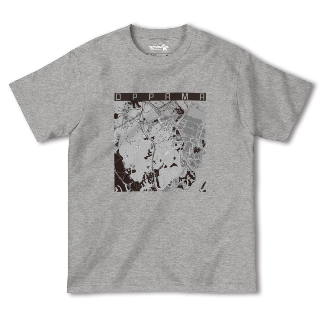 【追浜(神奈川県)】地図柄ヘビーウェイトTシャツ
