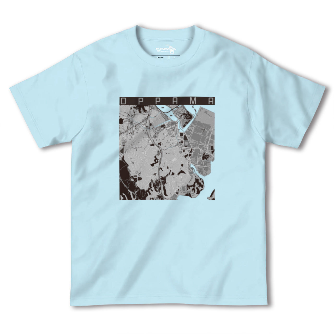 【追浜(神奈川県)】地図柄ヘビーウェイトTシャツ