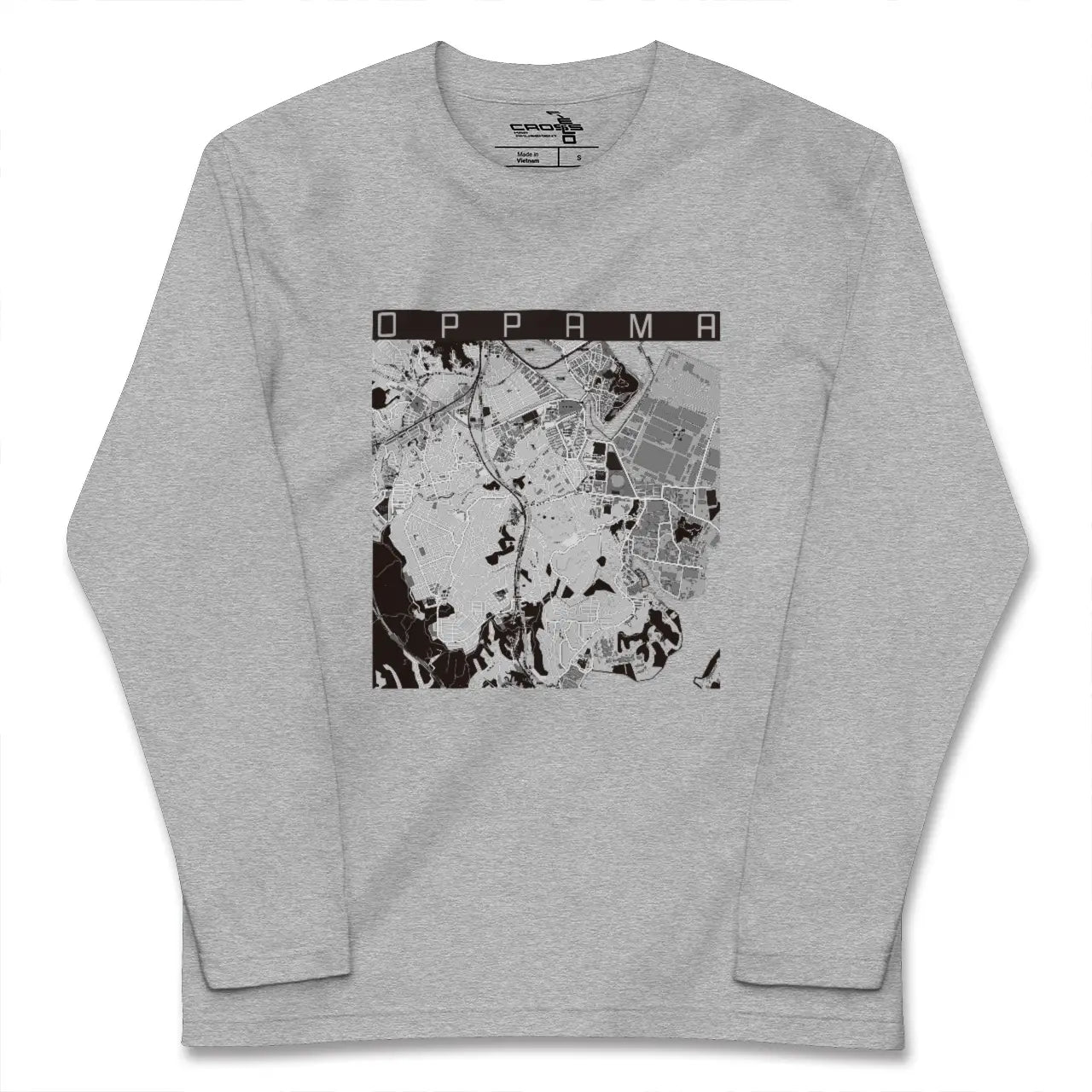【追浜(神奈川県)】地図柄ロングスリーブTシャツ