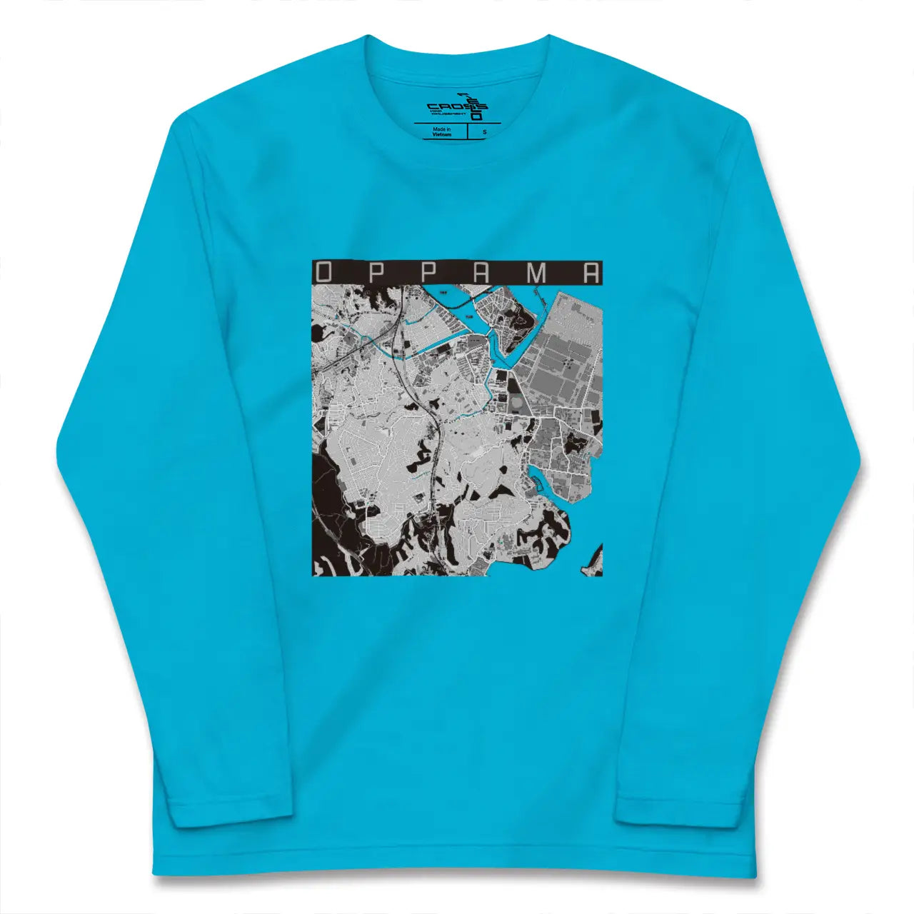 【追浜(神奈川県)】地図柄ロングスリーブTシャツ