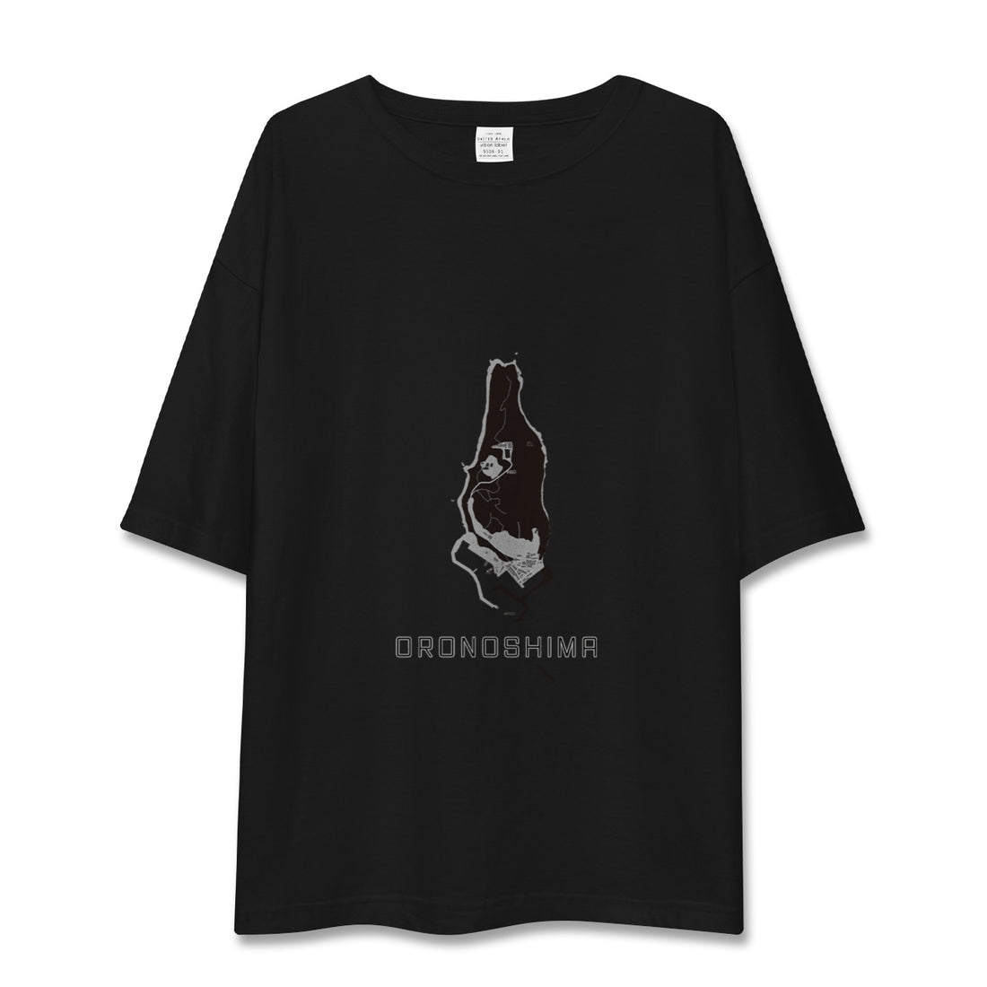 【小呂島(福岡県)】地図柄ビッグシルエットTシャツ