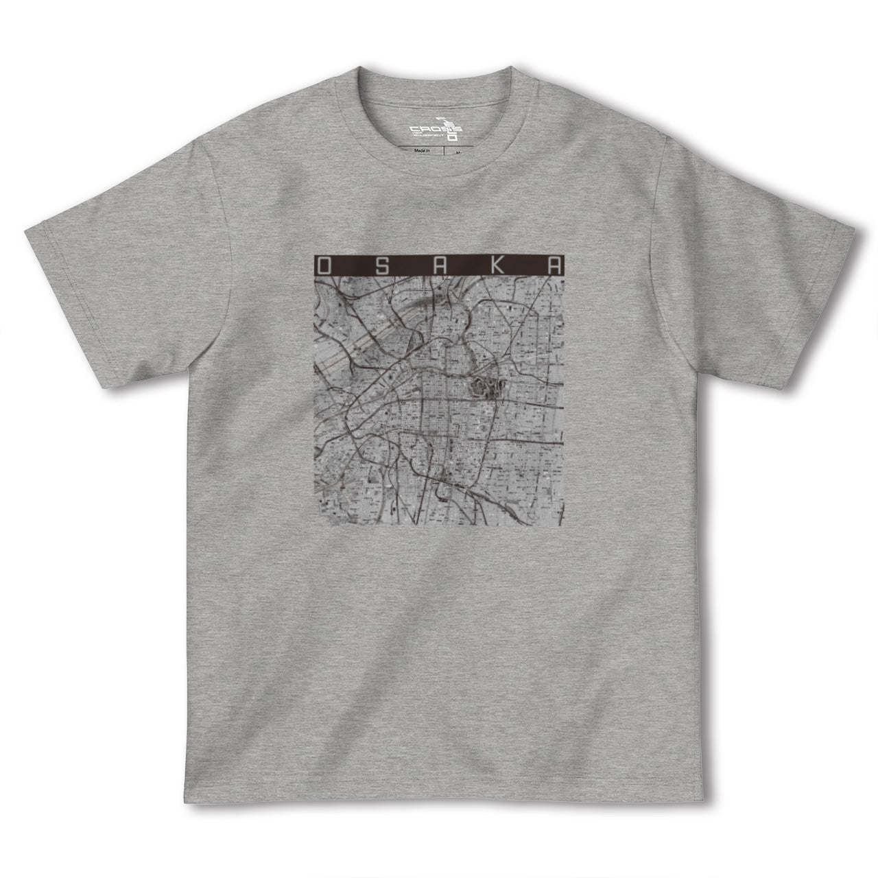 【大阪(大阪府)】地図柄ヘビーウェイトTシャツ