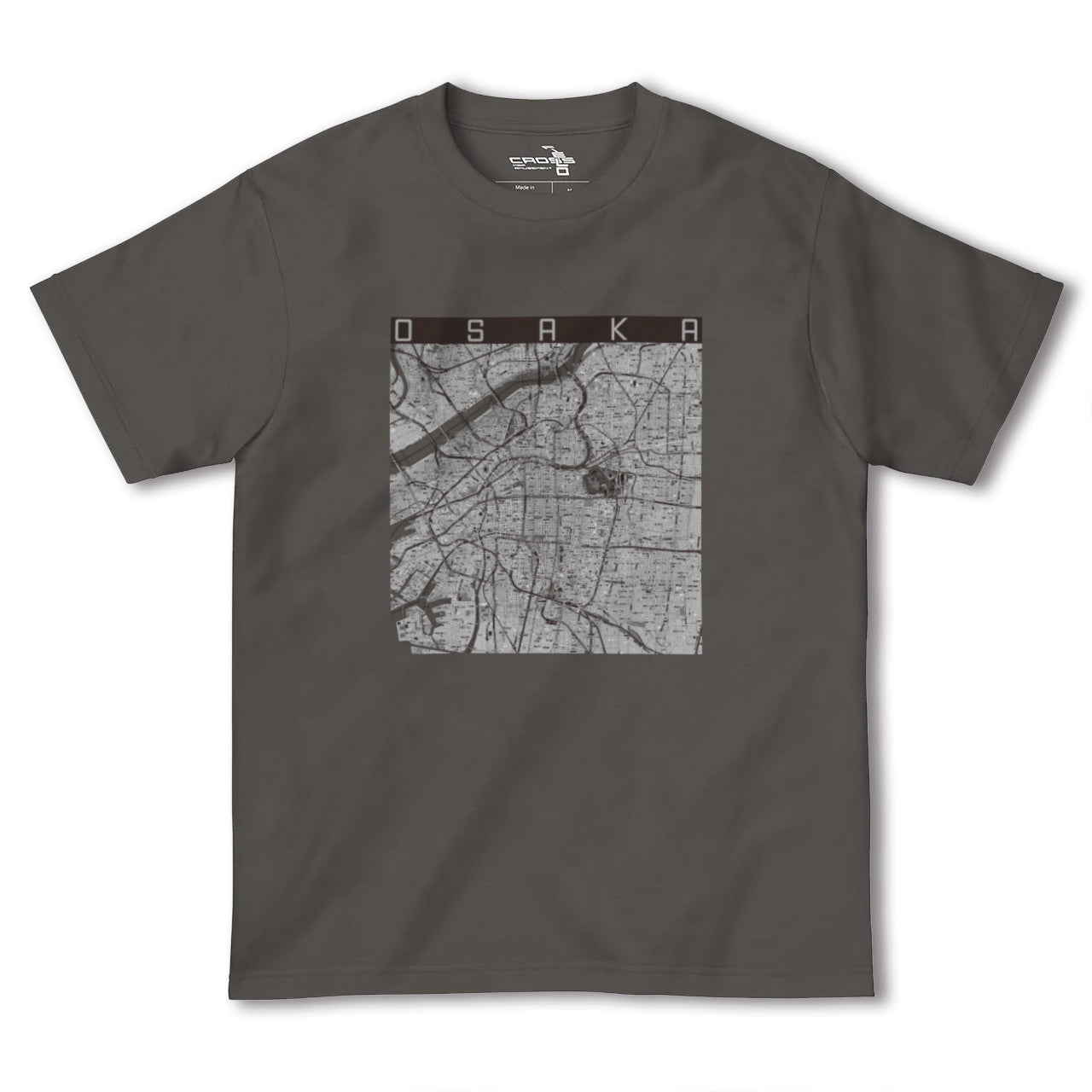 【大阪(大阪府)】地図柄ヘビーウェイトTシャツ