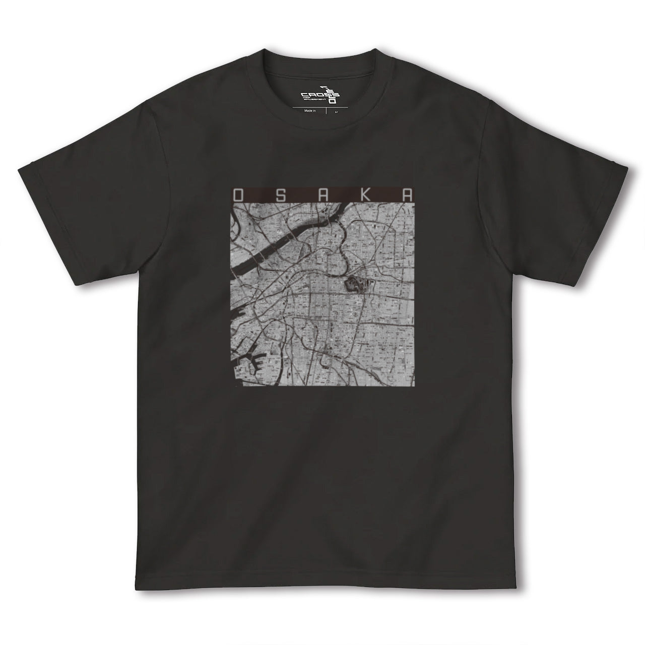 【大阪(大阪府)】地図柄ヘビーウェイトTシャツ