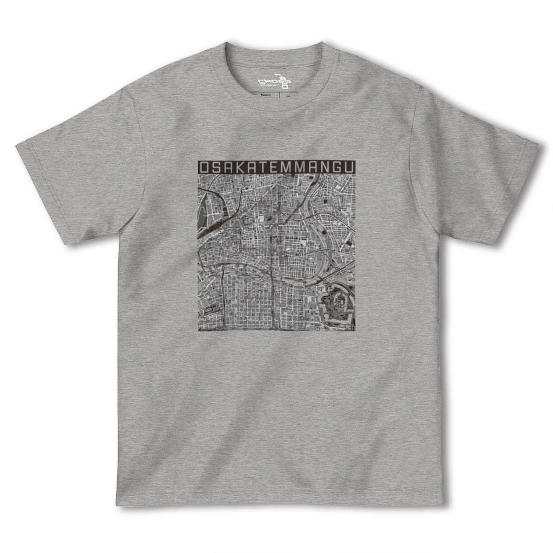 【大阪天満宮(大阪府)】地図柄ヘビーウェイトTシャツ