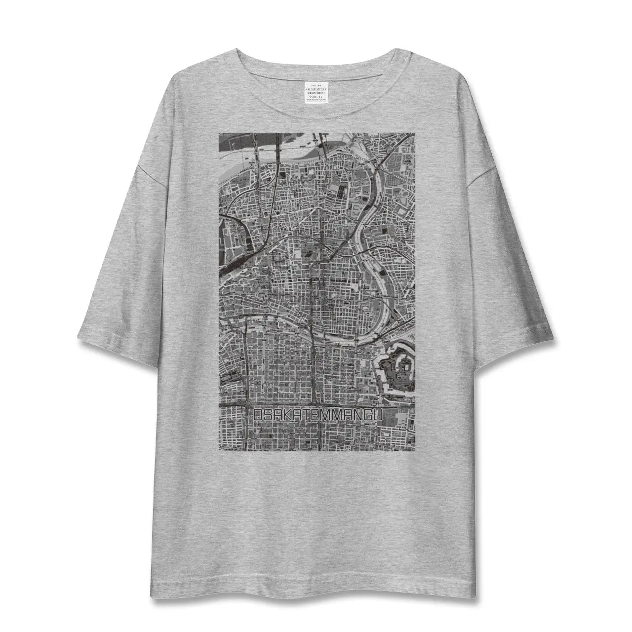 【大阪天満宮(大阪府)】地図柄ビッグシルエットTシャツ