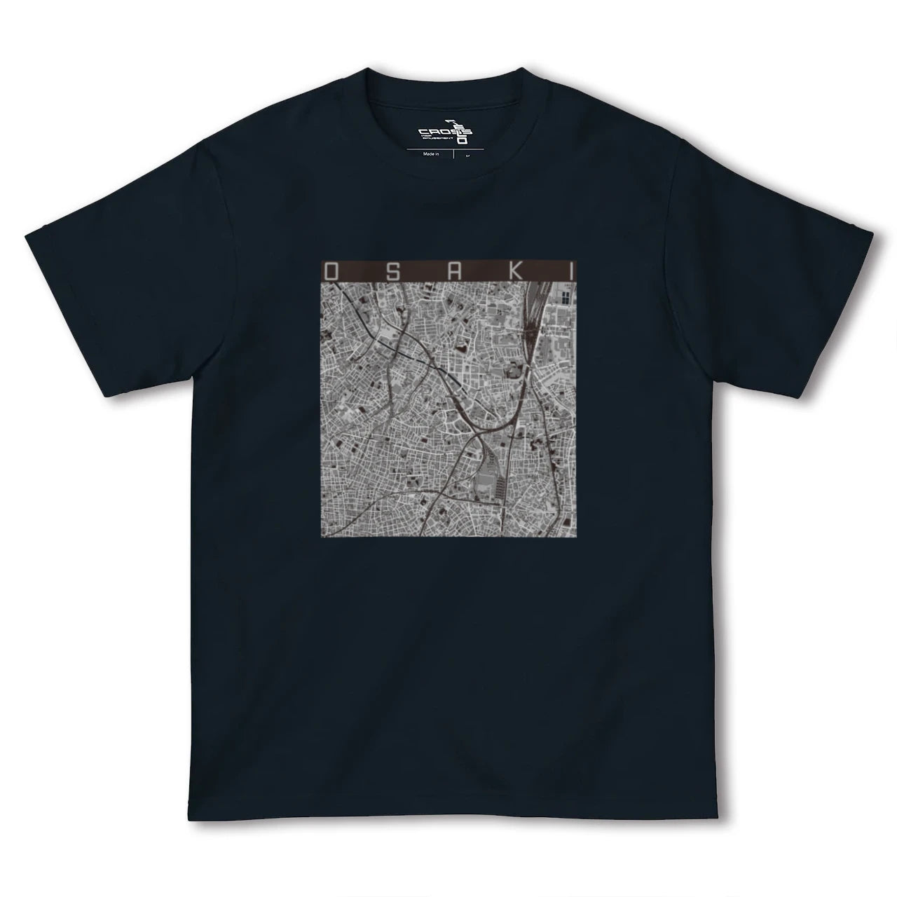 【大崎(東京都)】地図柄ヘビーウェイトTシャツ