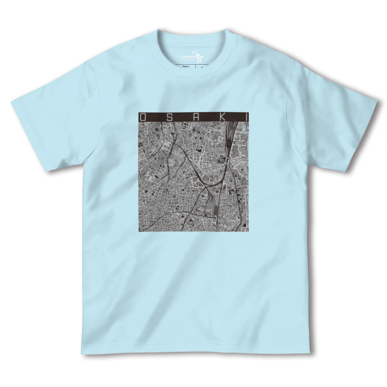 【大崎(東京都)】地図柄ヘビーウェイトTシャツ