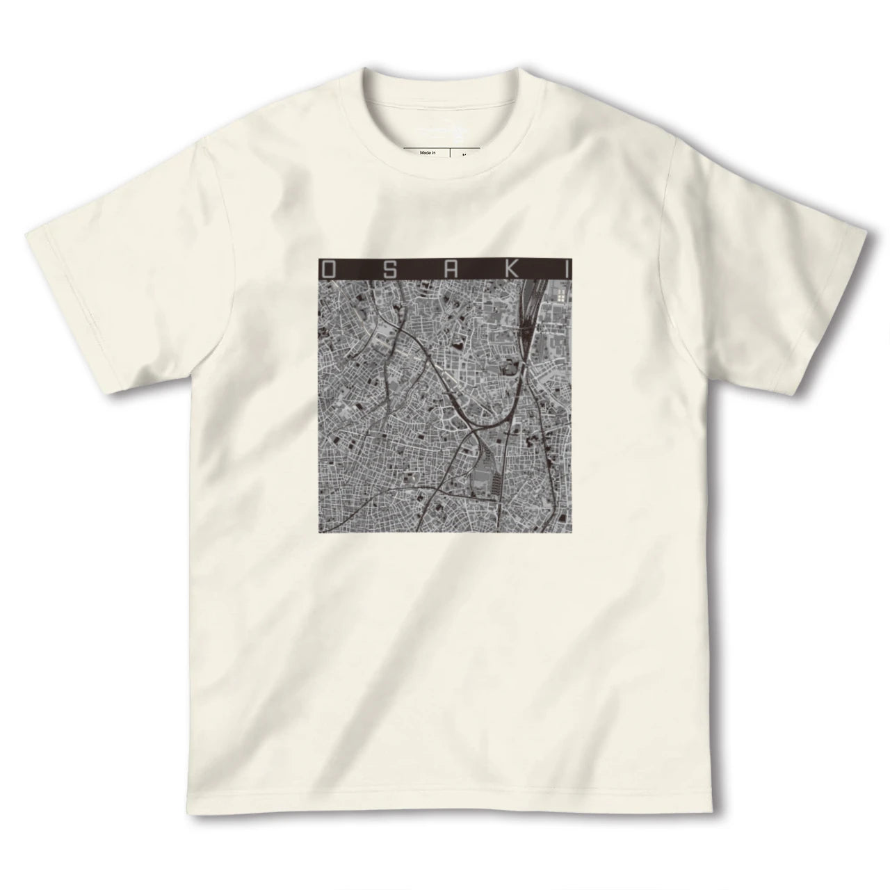 【大崎(東京都)】地図柄ヘビーウェイトTシャツ