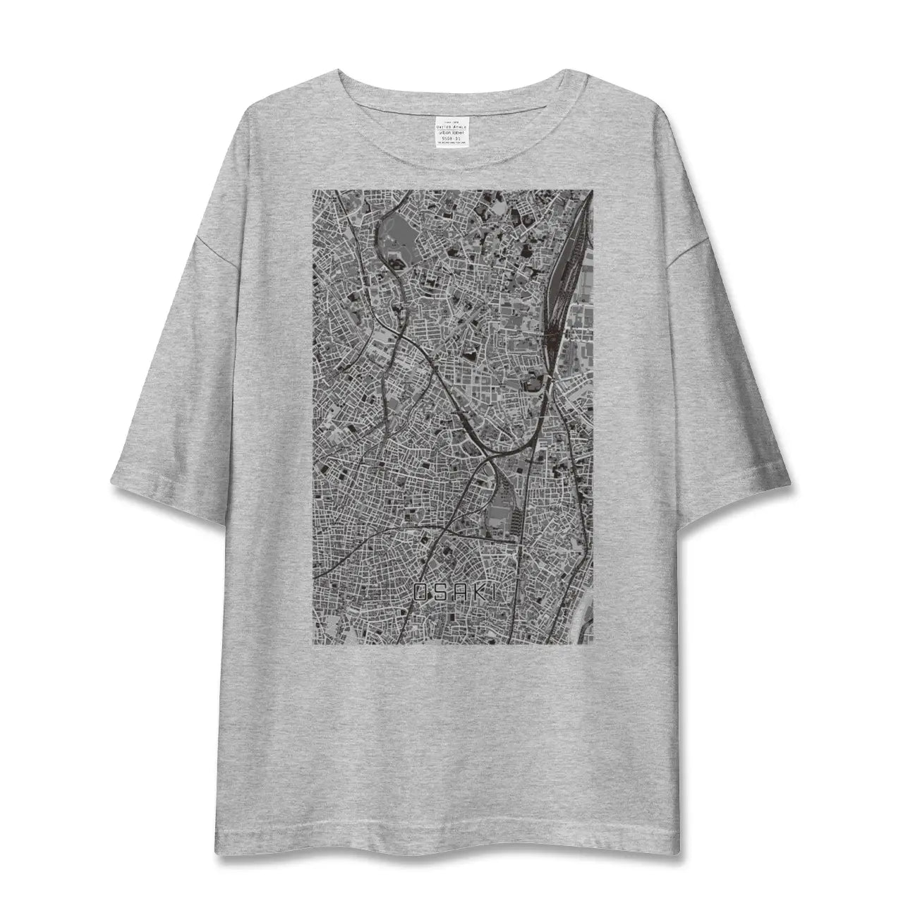 【大崎(東京都)】地図柄ビッグシルエットTシャツ