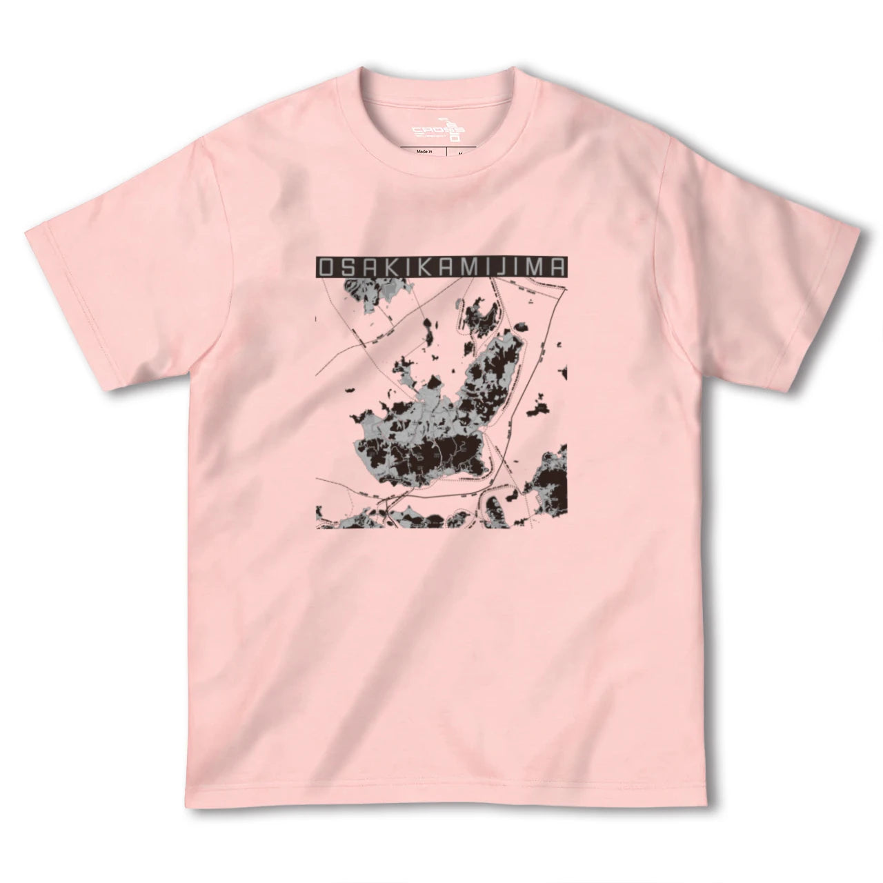 【大崎上島(広島県)】地図柄ヘビーウェイトTシャツ