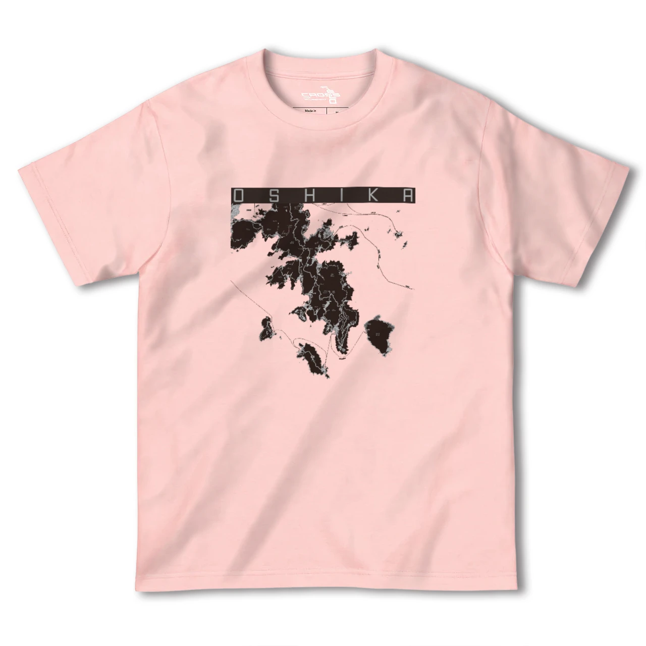 【牡鹿(宮城県)】地図柄ヘビーウェイトTシャツ