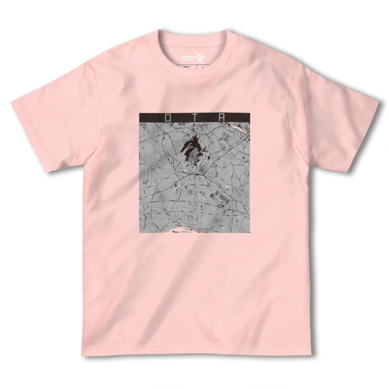 【太田(群馬県)】地図柄ヘビーウェイトTシャツ