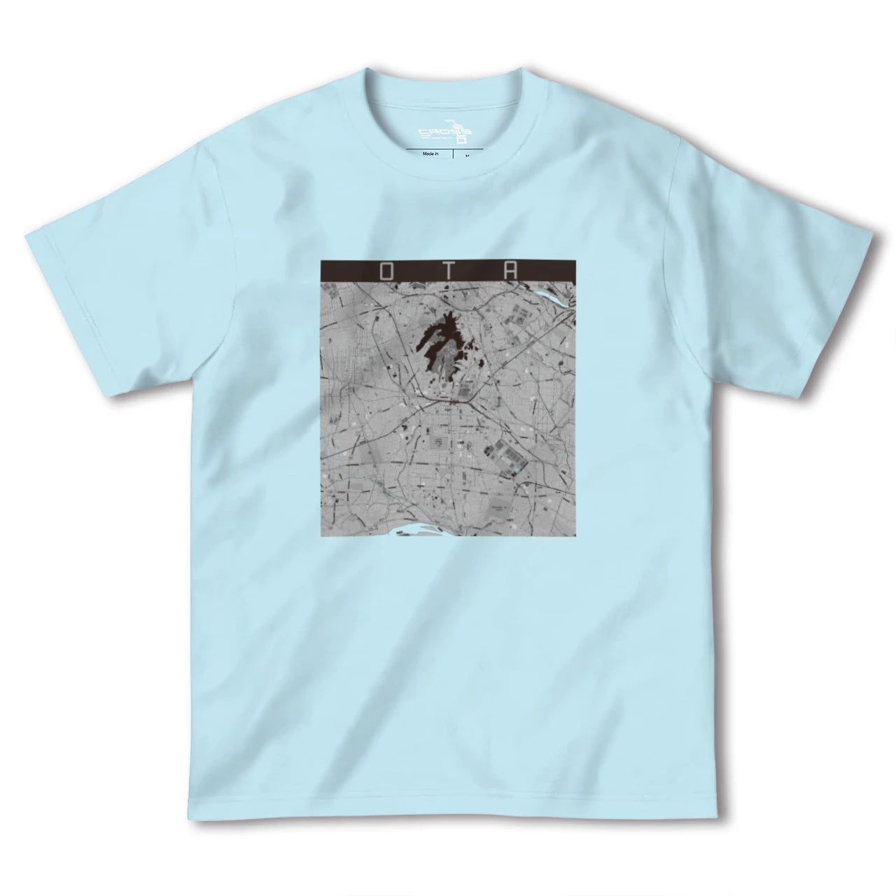 【太田(群馬県)】地図柄ヘビーウェイトTシャツ