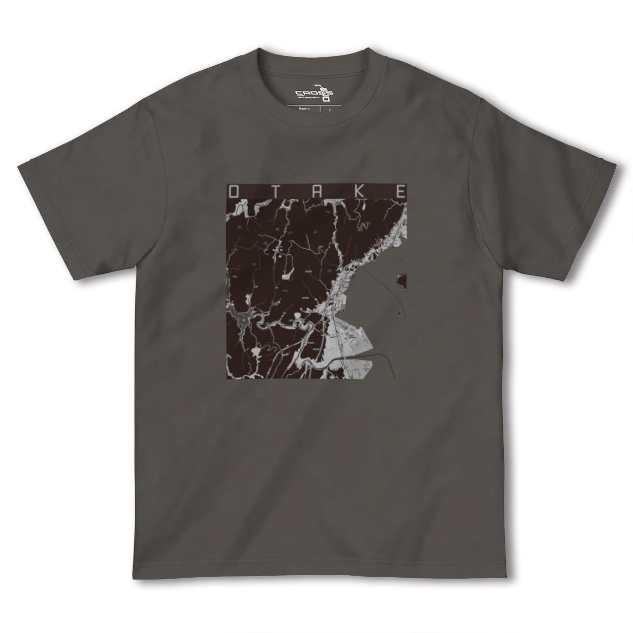 【大竹(広島県)】地図柄ヘビーウェイトTシャツ