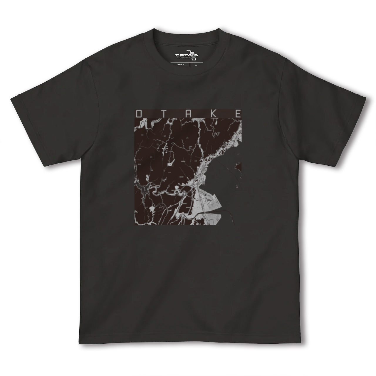 【大竹(広島県)】地図柄ヘビーウェイトTシャツ