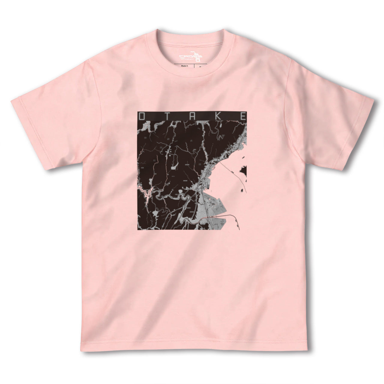 【大竹(広島県)】地図柄ヘビーウェイトTシャツ