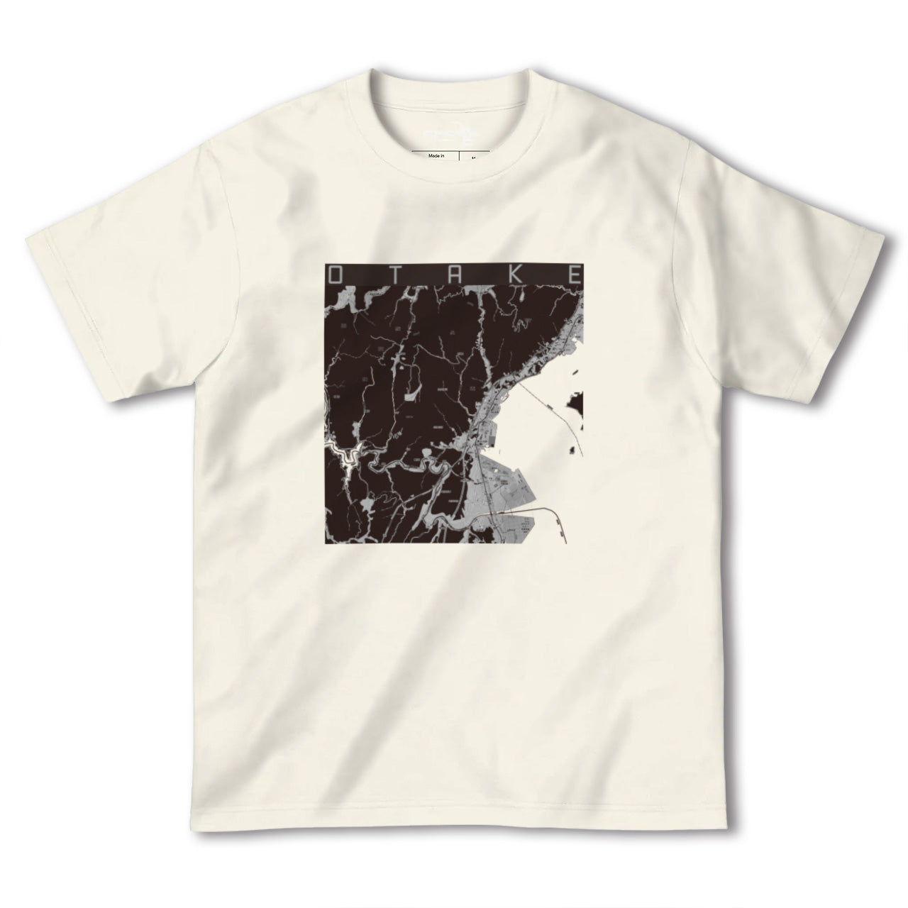 【大竹(広島県)】地図柄ヘビーウェイトTシャツ
