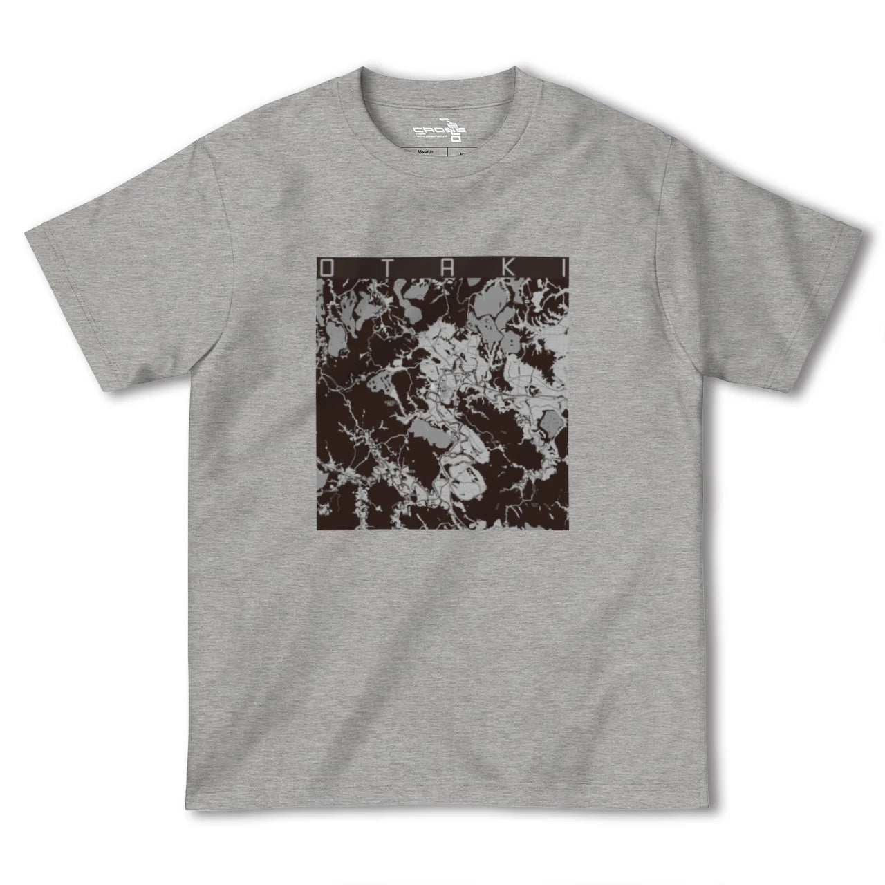 【大多喜(千葉県)】地図柄ヘビーウェイトTシャツ