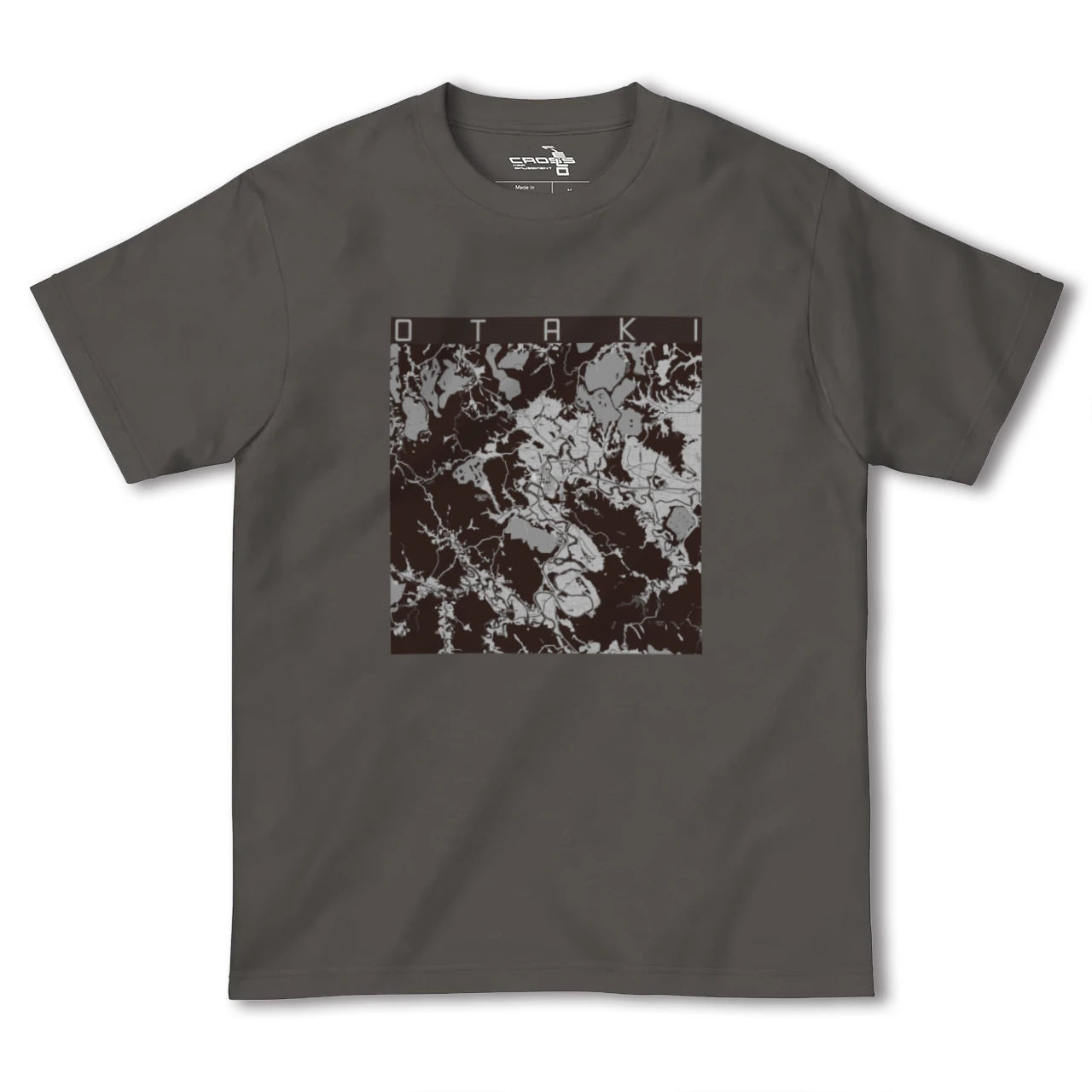 【大多喜(千葉県)】地図柄ヘビーウェイトTシャツ