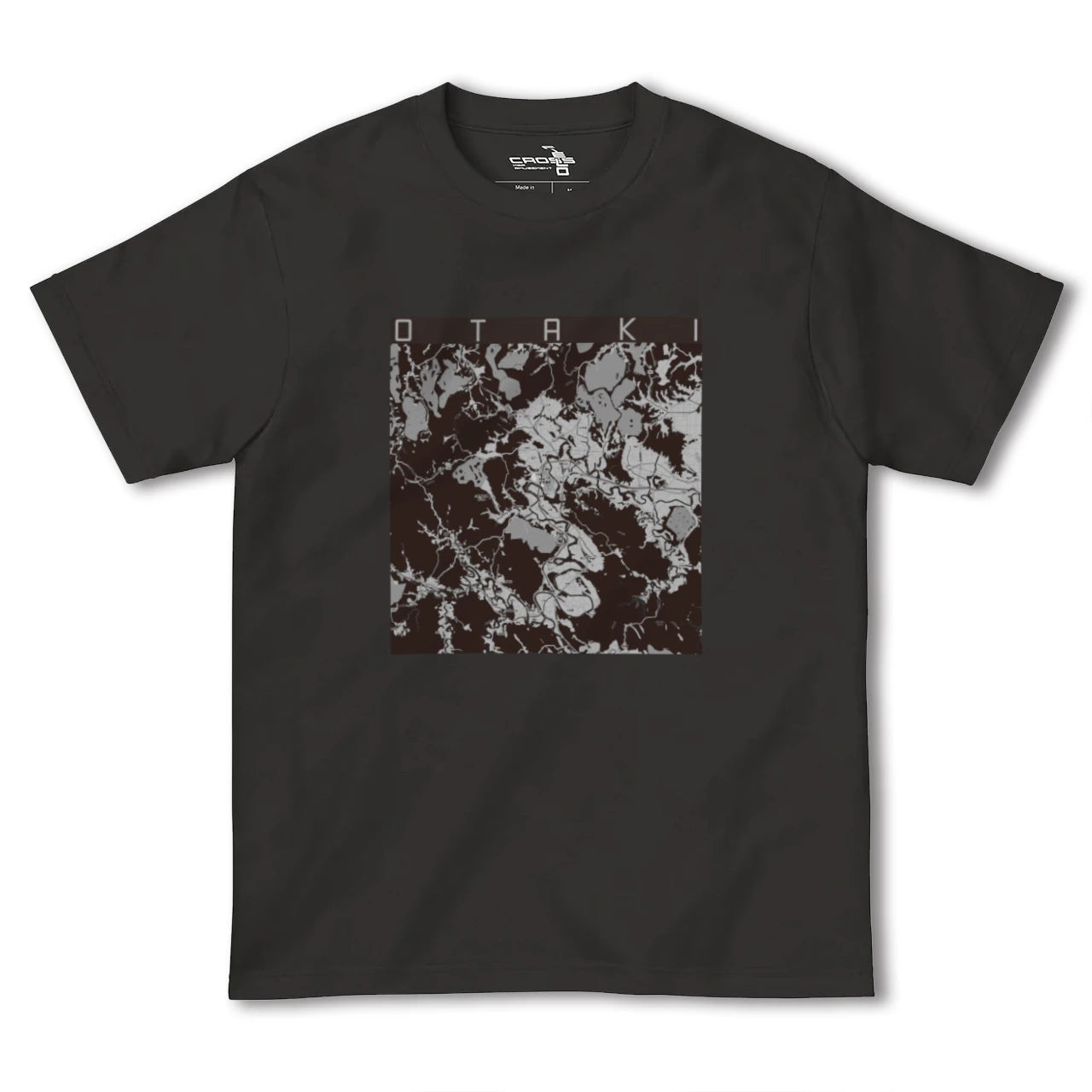 【大多喜(千葉県)】地図柄ヘビーウェイトTシャツ
