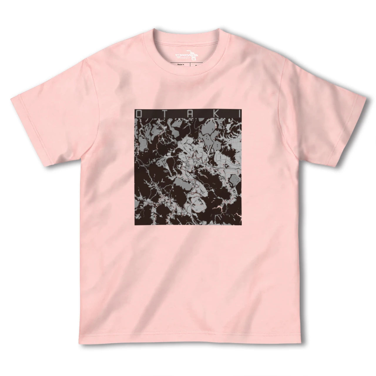 【大多喜(千葉県)】地図柄ヘビーウェイトTシャツ