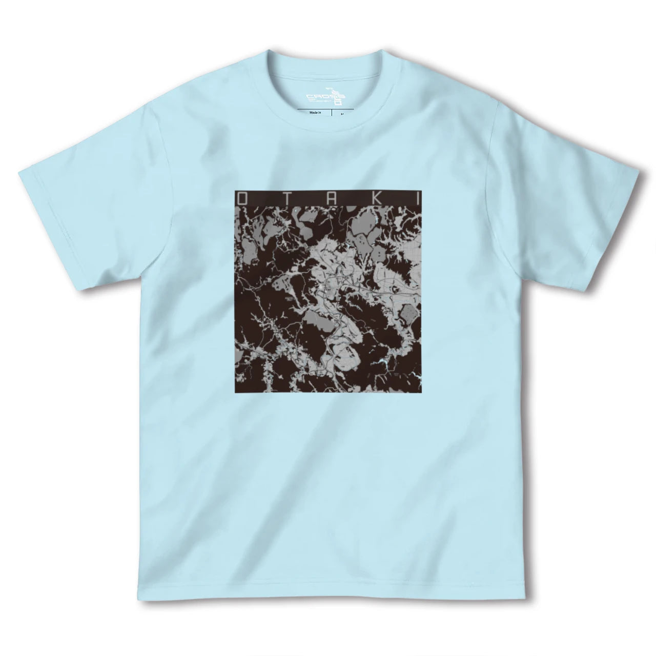 【大多喜(千葉県)】地図柄ヘビーウェイトTシャツ