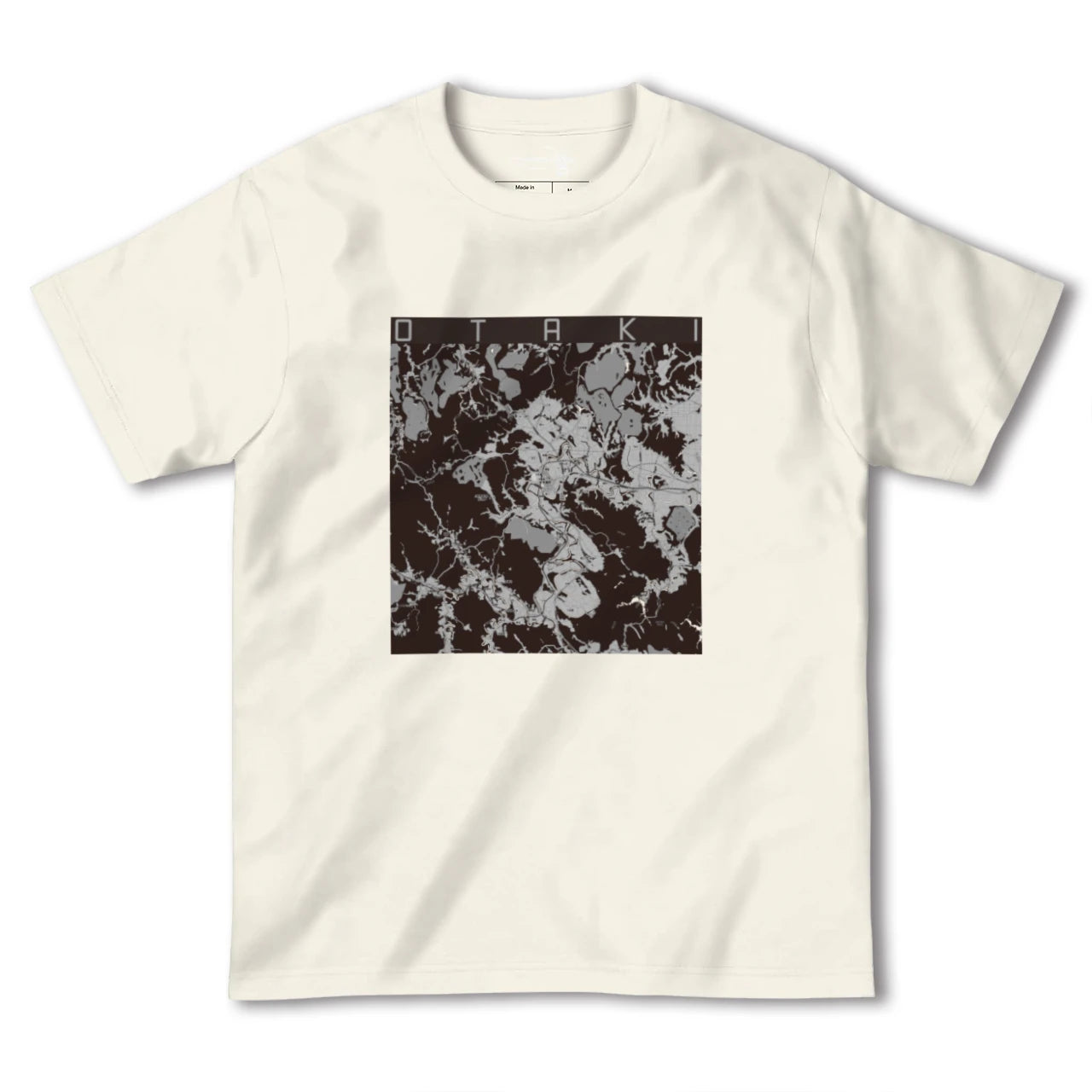 【大多喜(千葉県)】地図柄ヘビーウェイトTシャツ