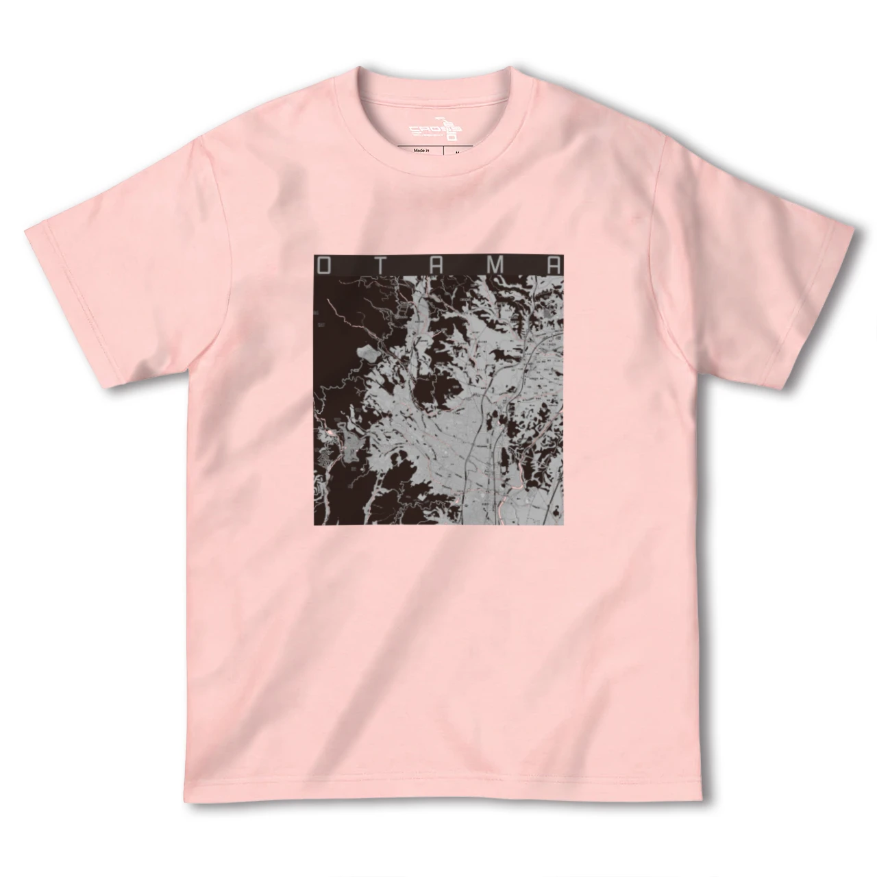 【大玉(福島県)】地図柄ヘビーウェイトTシャツ