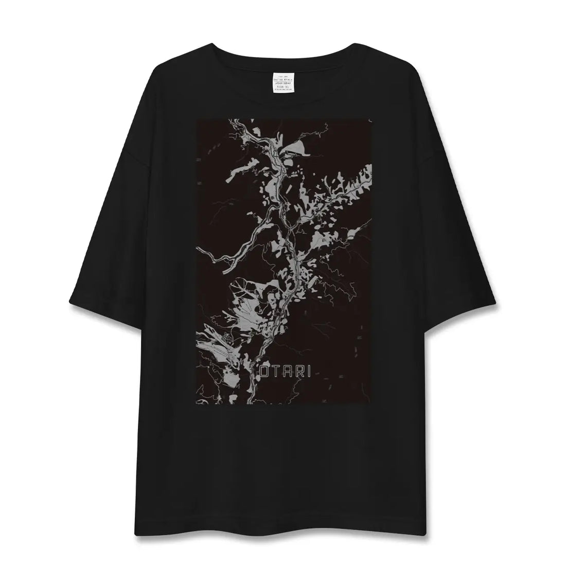 【小谷(長野県)】地図柄ビッグシルエットTシャツ