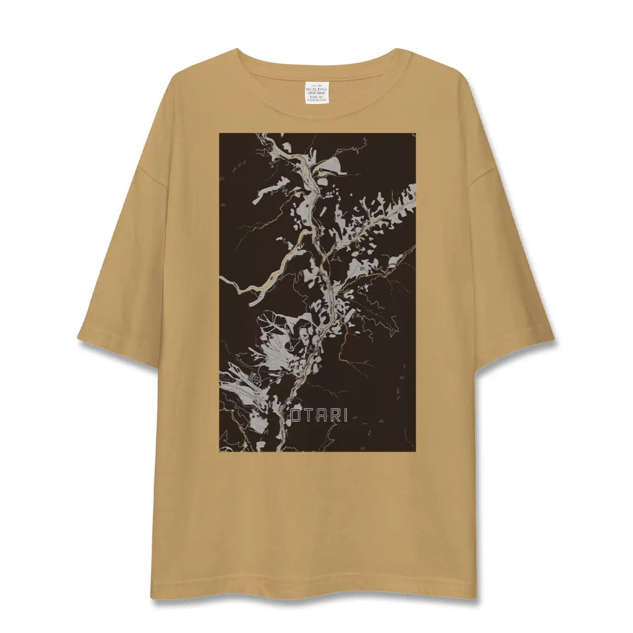 【小谷(長野県)】地図柄ビッグシルエットTシャツ