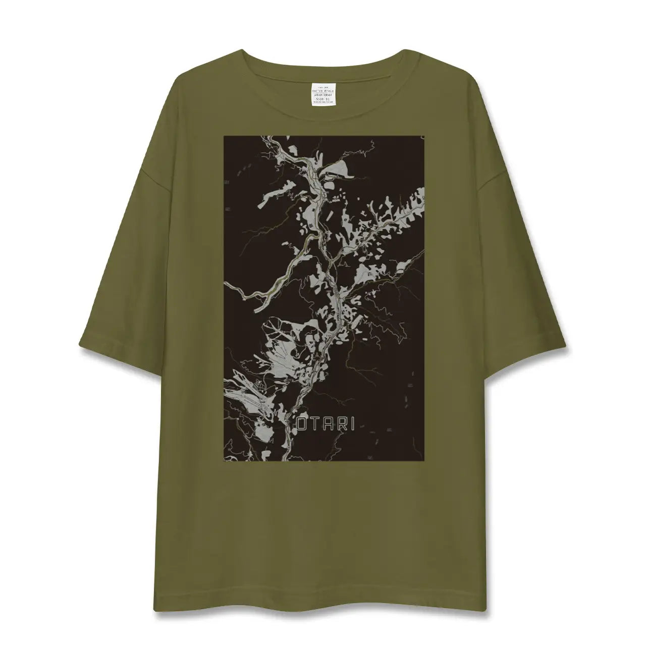 【小谷(長野県)】地図柄ビッグシルエットTシャツ