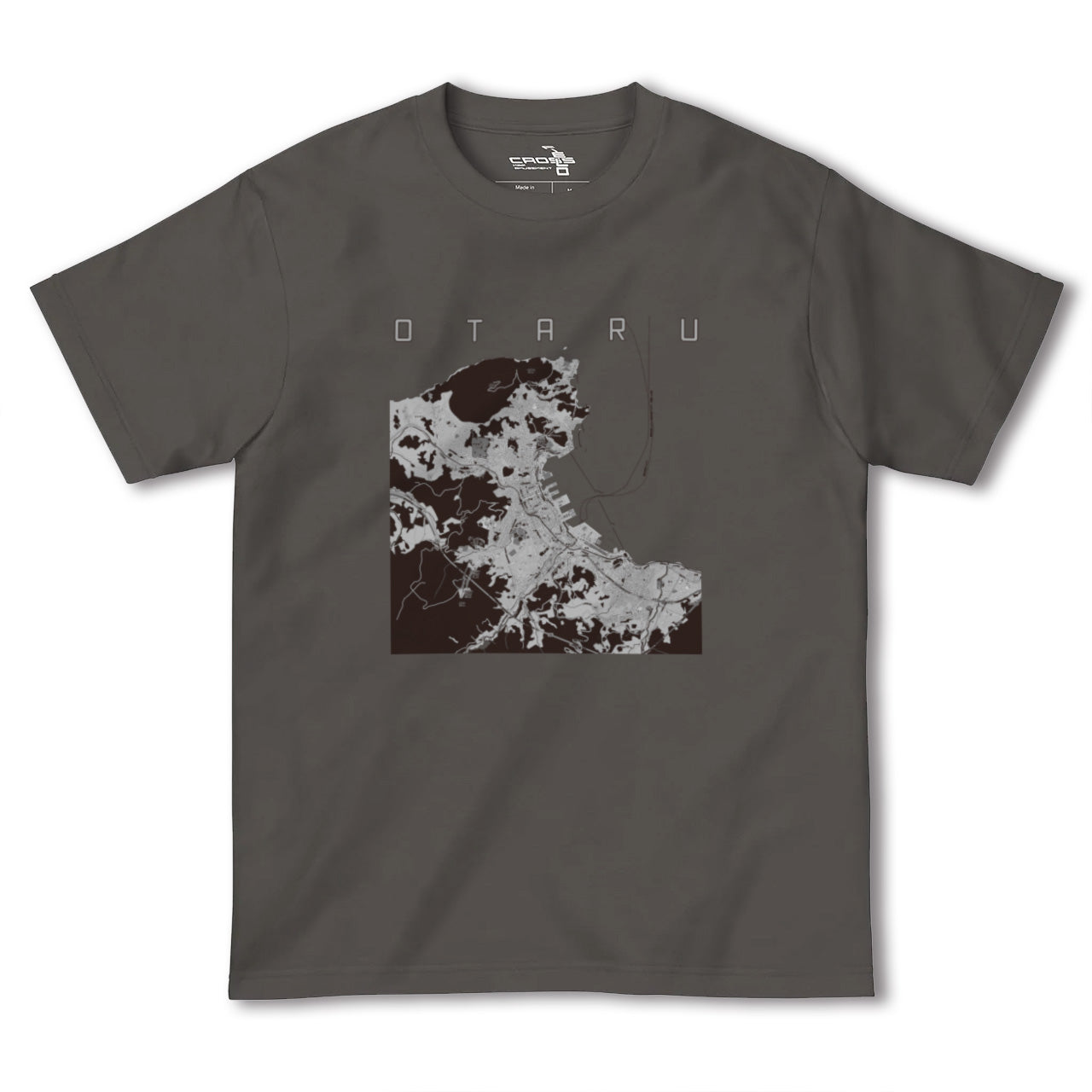 【小樽(北海道)】地図柄ヘビーウェイトTシャツ
