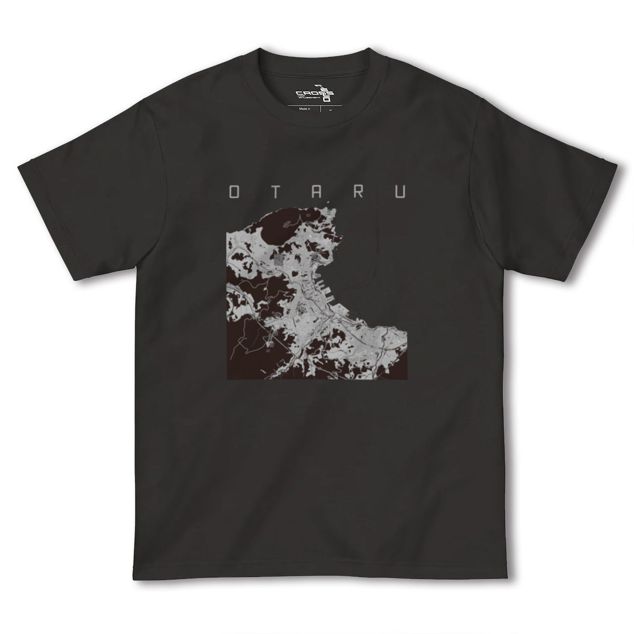 【小樽(北海道)】地図柄ヘビーウェイトTシャツ
