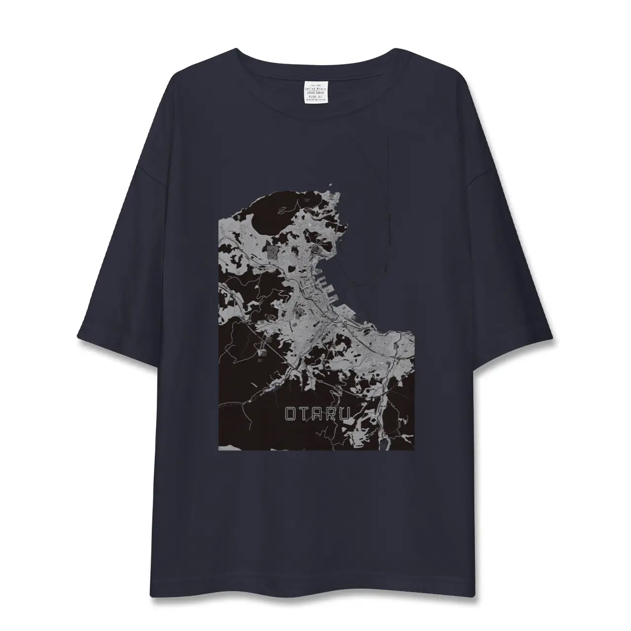 【小樽(北海道)】地図柄ビッグシルエットTシャツ