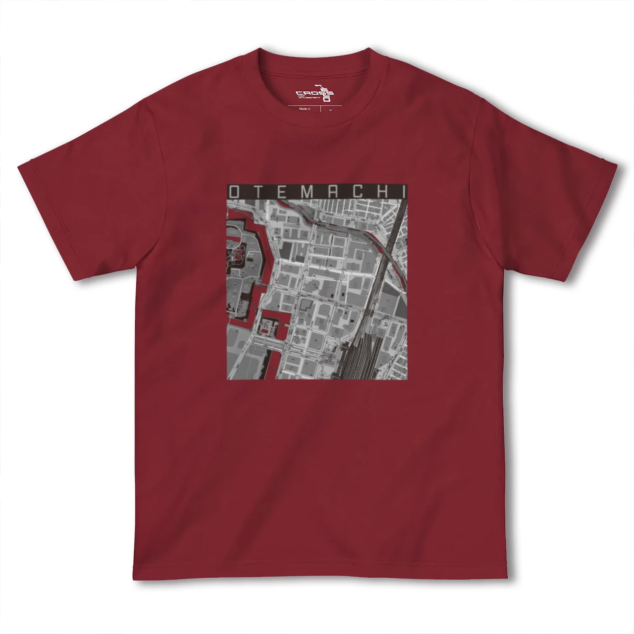 【大手町(東京都)】地図柄ヘビーウェイトTシャツ