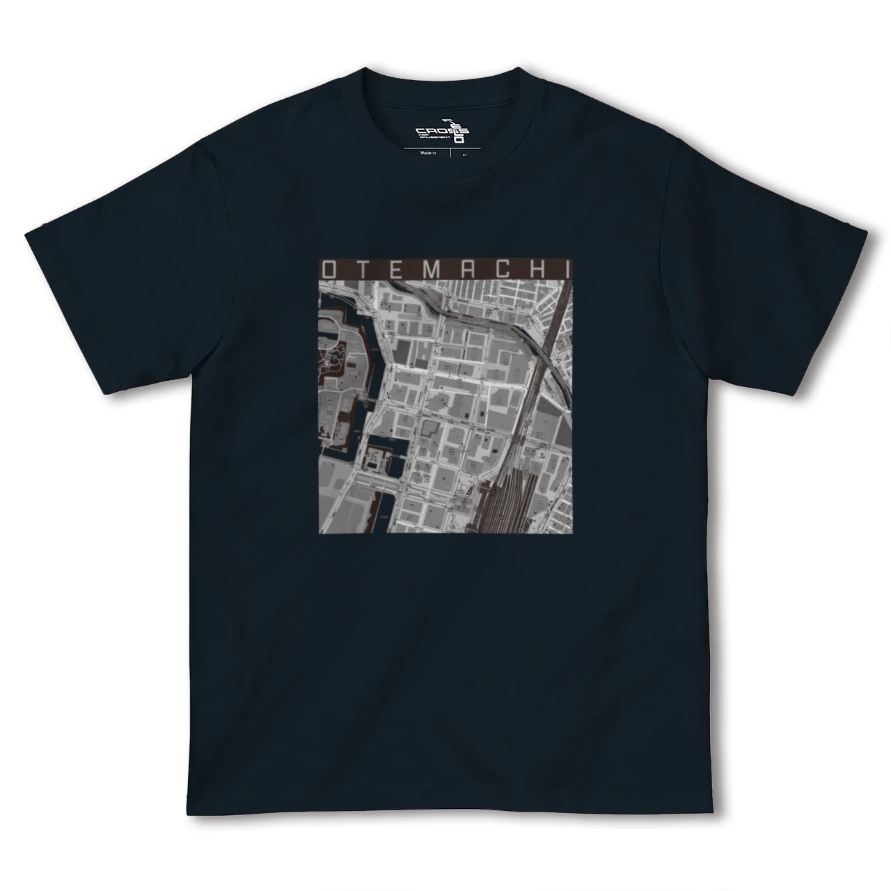 【大手町(東京都)】地図柄ヘビーウェイトTシャツ