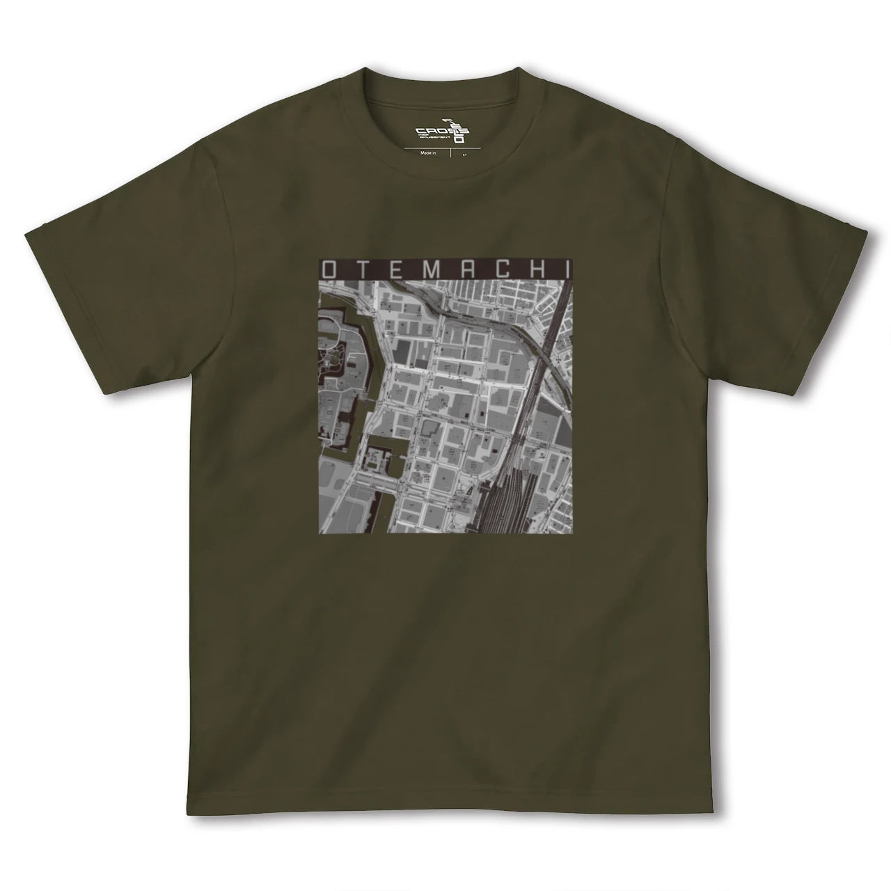 【大手町(東京都)】地図柄ヘビーウェイトTシャツ