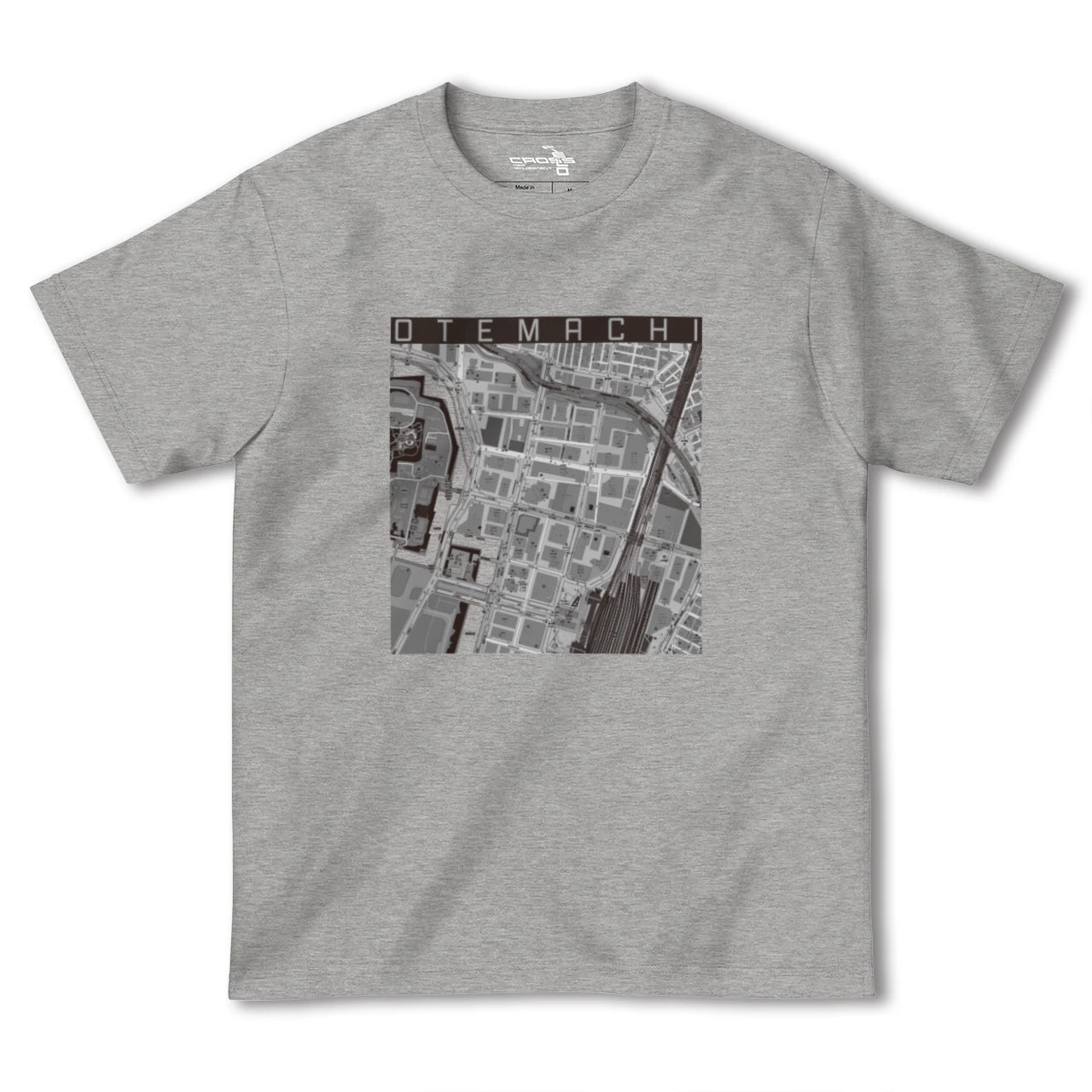 【大手町(東京都)】地図柄ヘビーウェイトTシャツ