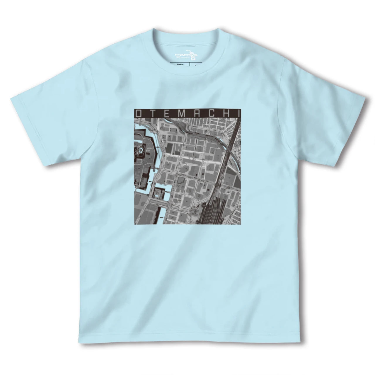 【大手町(東京都)】地図柄ヘビーウェイトTシャツ