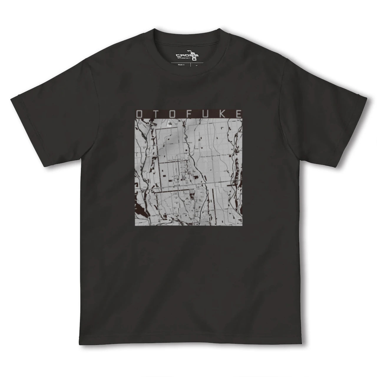 【音更(北海道)】地図柄ヘビーウェイトTシャツ