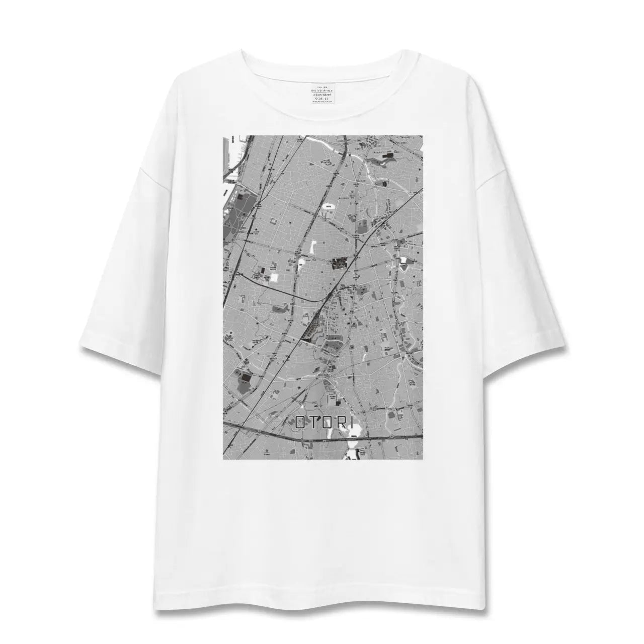 【鳳(大阪府)】地図柄ビッグシルエットTシャツ