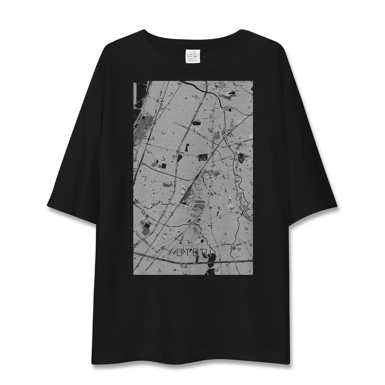 【鳳(大阪府)】地図柄ビッグシルエットTシャツ