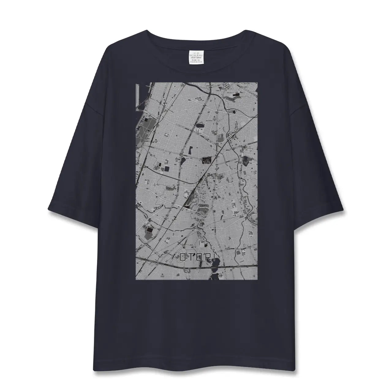 【鳳(大阪府)】地図柄ビッグシルエットTシャツ