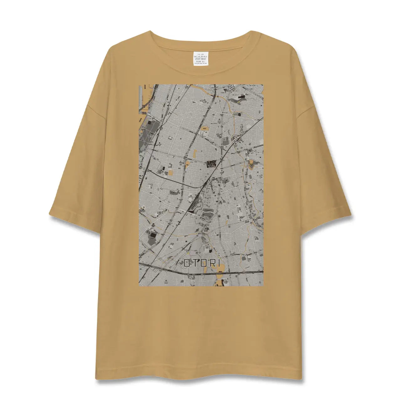 【鳳(大阪府)】地図柄ビッグシルエットTシャツ