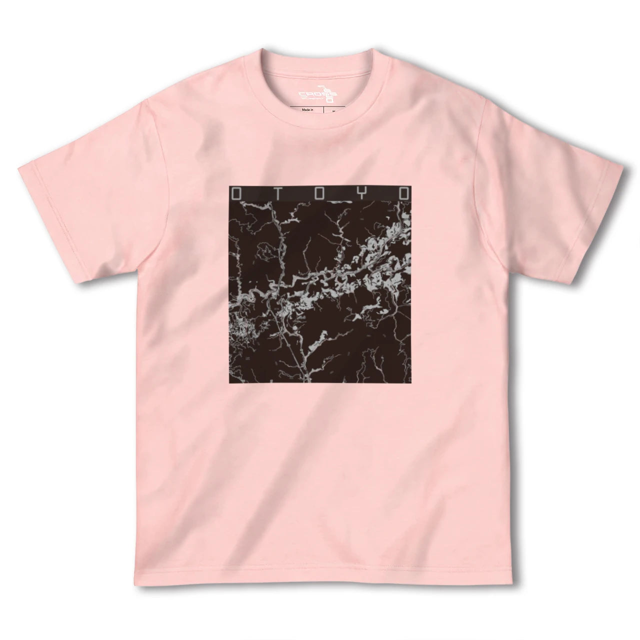 【大豊(高知県)】地図柄ヘビーウェイトTシャツ