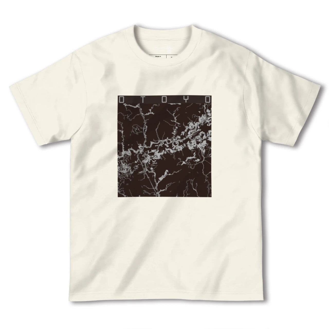 【大豊(高知県)】地図柄ヘビーウェイトTシャツ