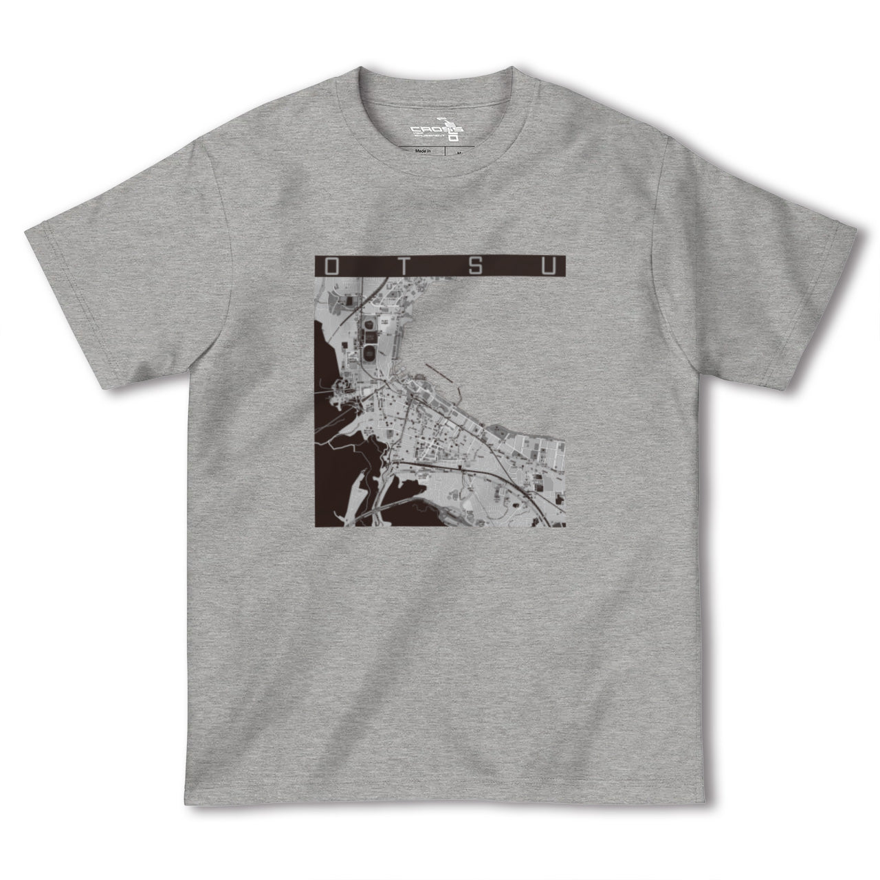 【大津(滋賀県)】地図柄ヘビーウェイトTシャツ